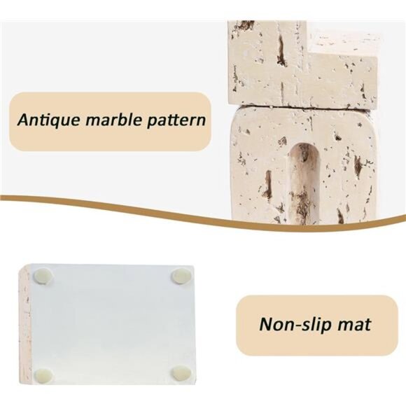 Love Bookends Decorative Resin Heavy Duty Book Holder Farmhouse Shelf Decor - Picture 5 of 7